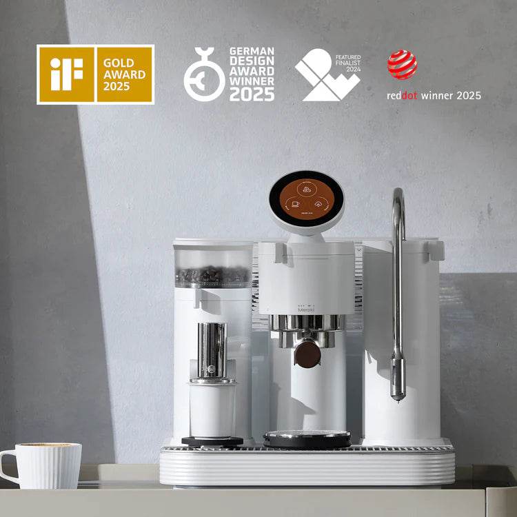 Meraki Espresso Machine Coffee Cart White