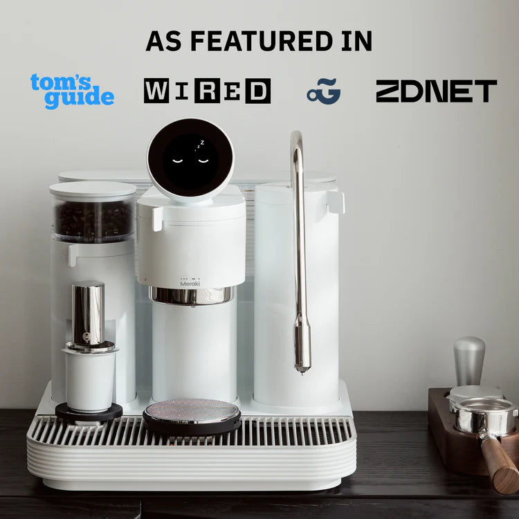 Meraki Espresso Machine Coffee Cart White
