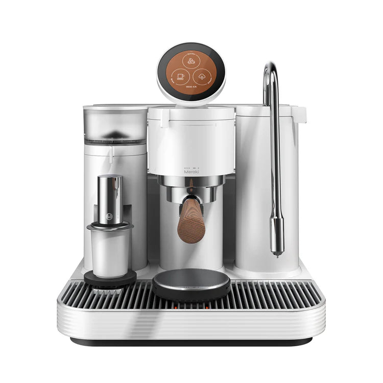 Meraki Espresso Machine Coffee Cart White